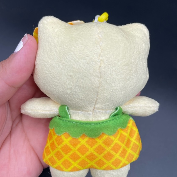 Hello Kitty plush dangler pineapple 4 inch - Picture 4 of 4